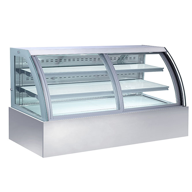 3 tier refrigerated showcase